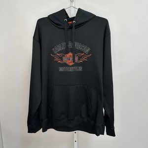 Harley Davidson Motorcycles Black Pullover Hoodie